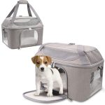 Dog Backpack Breathable Pet Carrier Bag Travel Airline Approved Transport Bag For Small Dogs