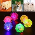 Flashing Light Up Lovely Dog Puppies Cat Pet Hedgehog Ball Rubber Bell Sound Ball Creative Funny - Image 4