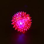 Flashing Light Up Lovely Dog Puppies Cat Pet Hedgehog Ball Rubber Bell Sound Ball Creative Funny - Image 5