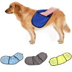Pet Dog Bath Towel Microfiber Ultra-Absorbent Cat Small Dogs Drying Towel Blanket with Pocket - Image 3