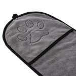 Pet Dog Bath Towel Microfiber Ultra-Absorbent Cat Small Dogs Drying Towel Blanket with Pocket - Image 5