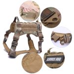 Tactical Dog Harness Pet Training Vest Dog Harness And Leash Set For Small Medium Big Dogs - Image 3