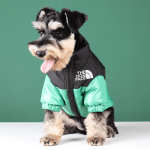 Winter Pet Dog Down Jacket Clothes Embroidered Coat of Medium and Small Dog Tide Clothing